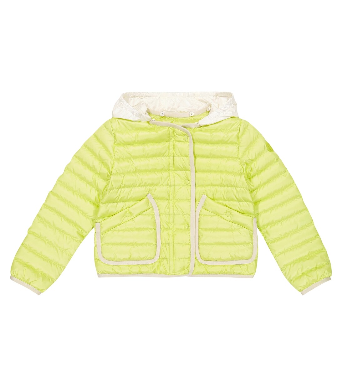 

Пуховик Мюзель Moncler Enfant, желтый