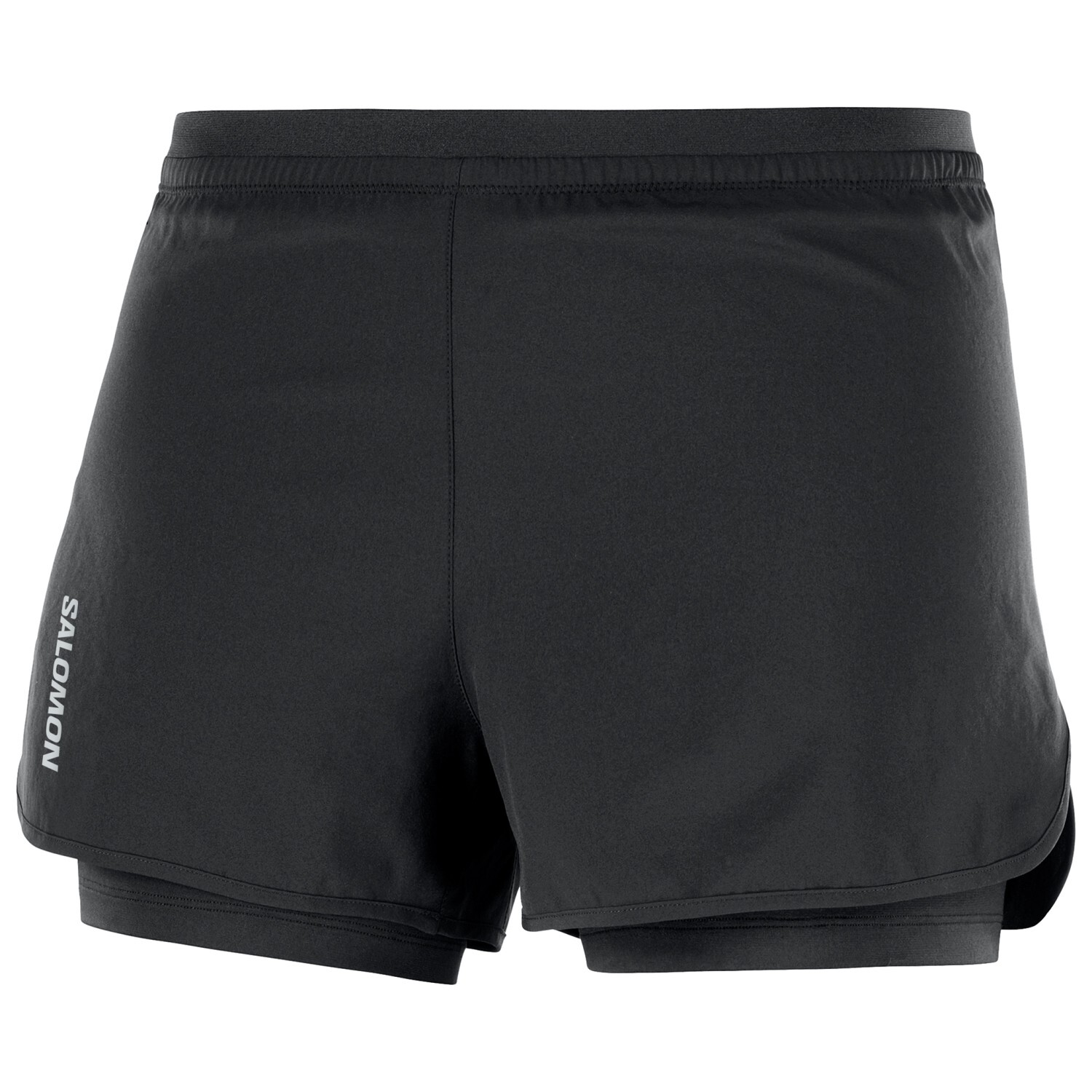 

Шорты для бега Salomon Women's Cross 2in1 Shorts, цвет Deep Black