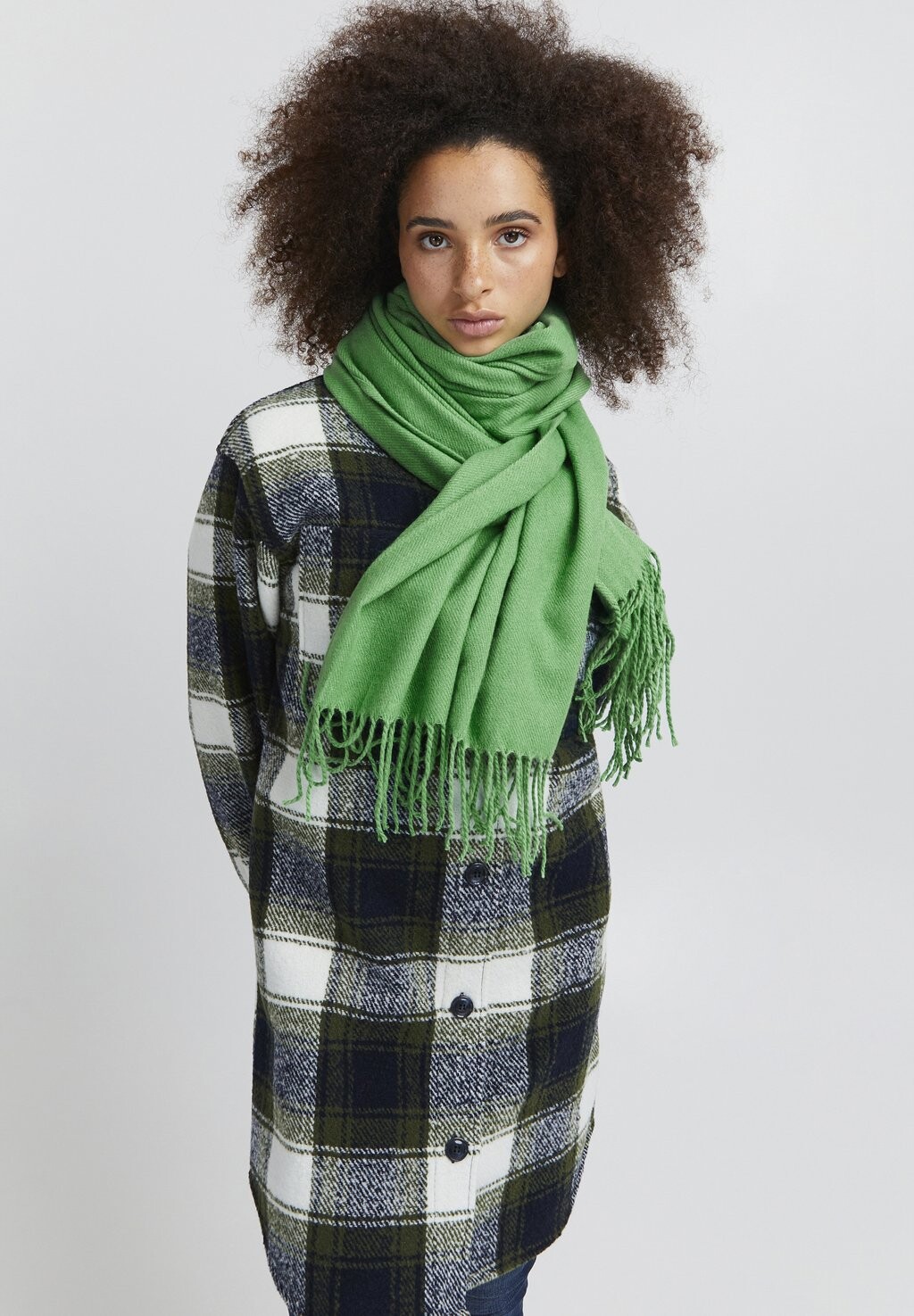 

Шарф IAIVALU SC ICHI, цвет kelly green