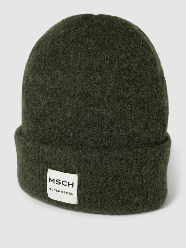 

Шапка с нашивкой-лейблом модель "Надежда" MOSS COPENHAGEN, зеленый