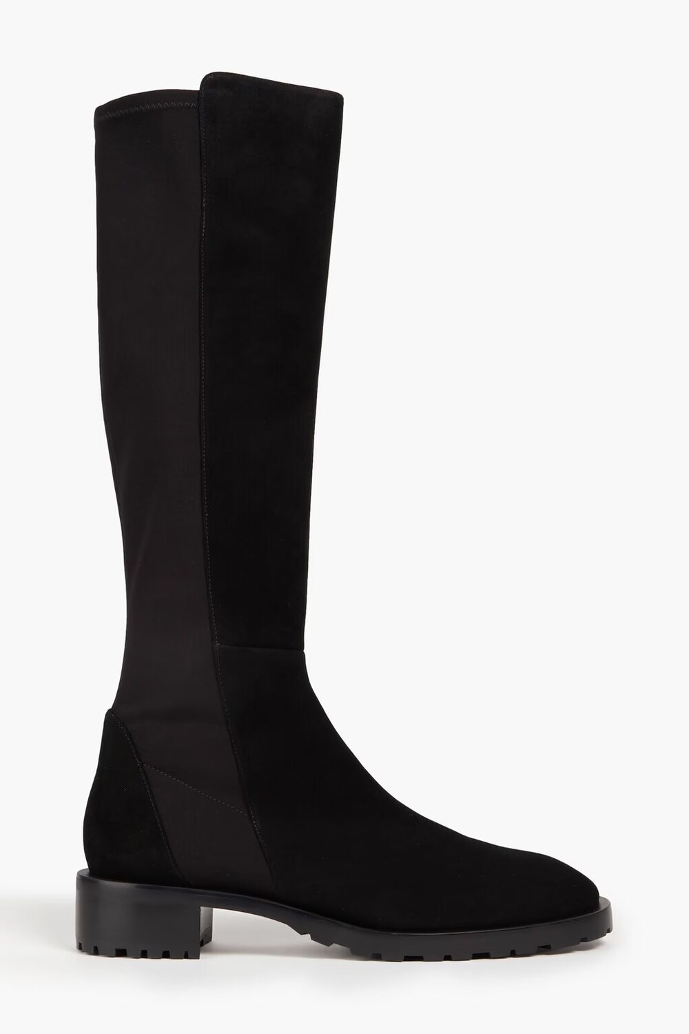 

Сапоги из неопрена и замши Stuart Weitzman, черный