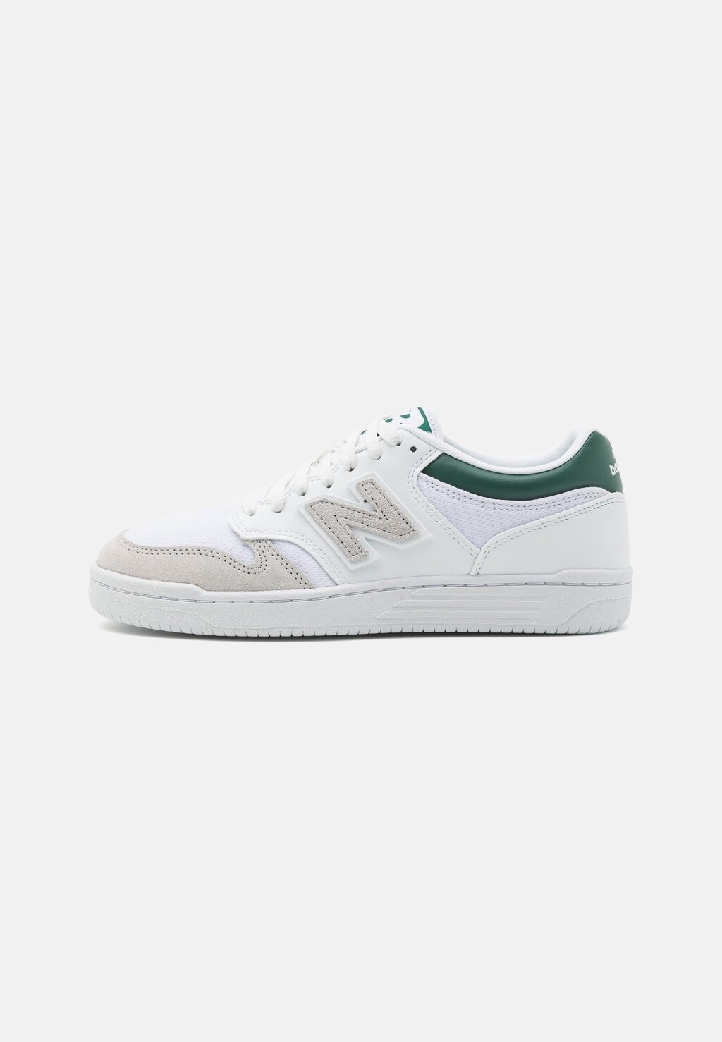 

Кроссовки New Balance 480 Unisex, белый / темно-зеленый