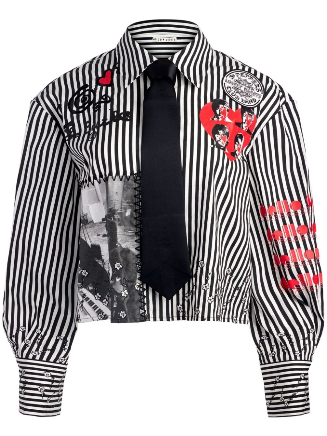 

X Футболка The Beatles Pam Alice + olivia, черный