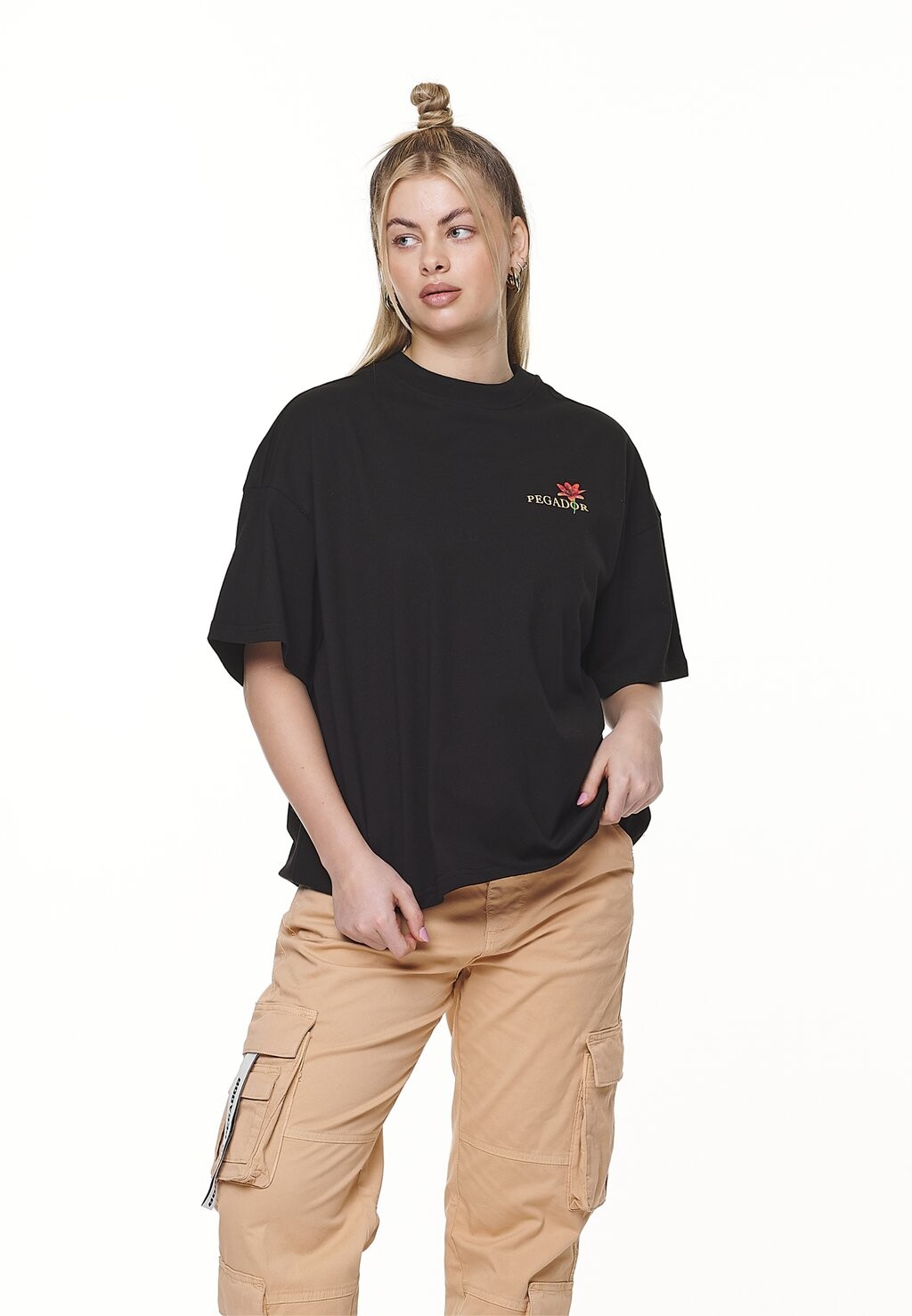 

Футболка с принтом MARAMIE HEAVY OVERSIZED TEE Pegador, цвет black
