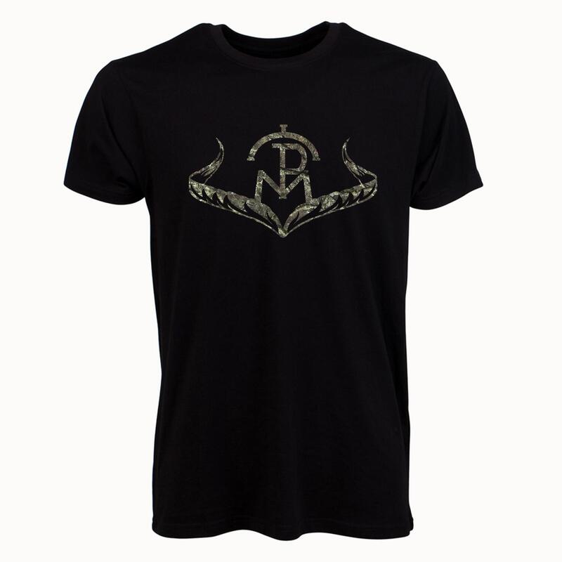 Мужская охотничья футболка Passion Morena Logo Camo New Black PASION MORENA, цвет negro