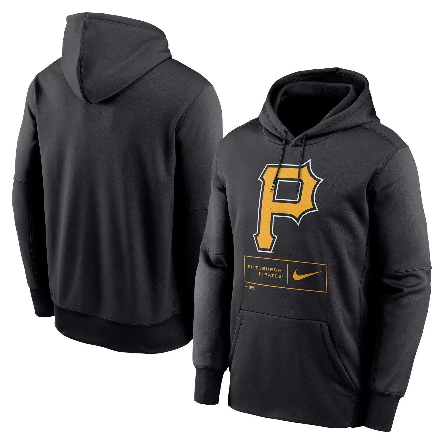

Мужской черный пуловер с капюшоном Nike Pittsburgh Pirates Season Pattern