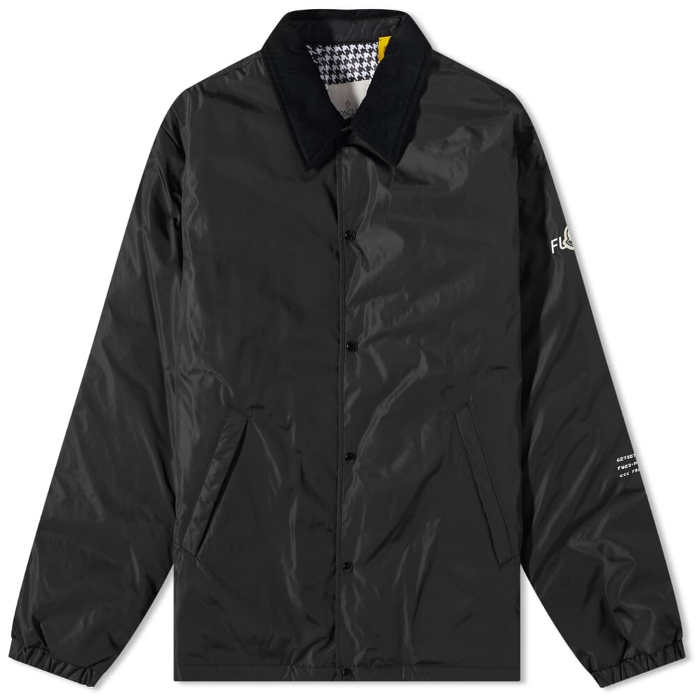 

Тренерская куртка Moncler Genius x Fragment цвета нарцисса, черный