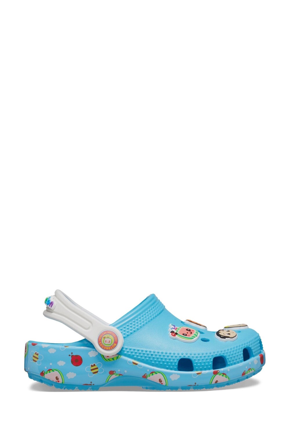 

Детские сабо кокосовые в цвете дыни Crocs, синий