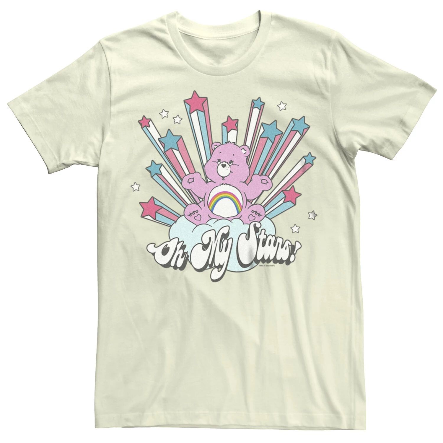 

Футболка с рисунком бойфренда Care Bears Cheer Bear Oh My Stars для юниоров Licensed Character