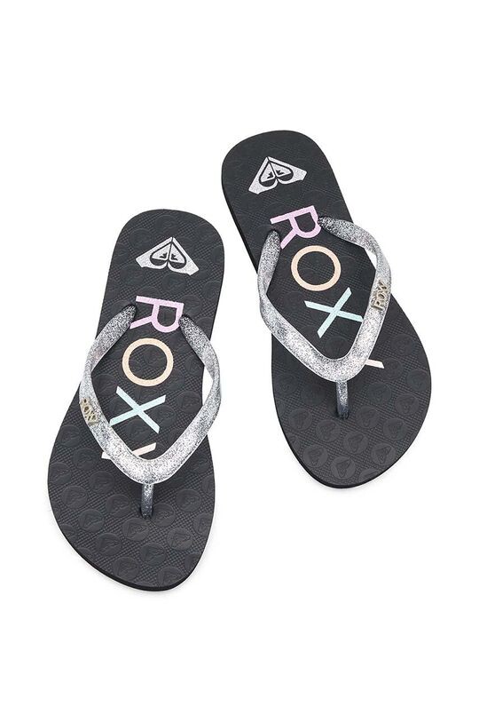 

Детские шлепанцы Roxy, серебро