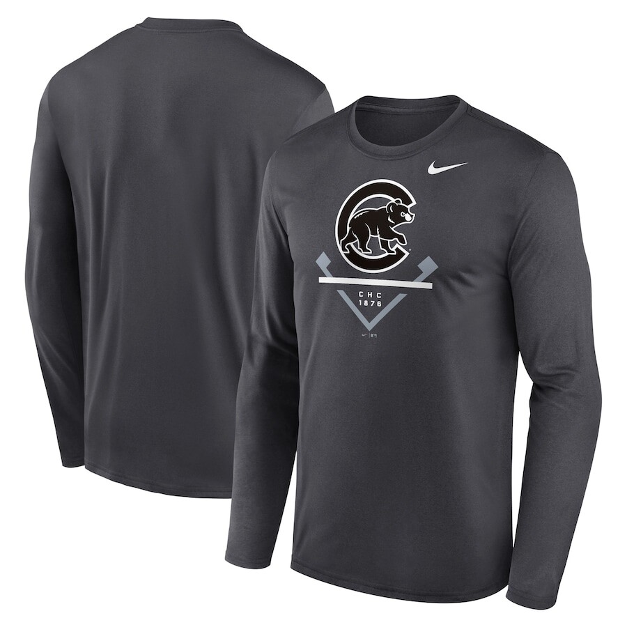 

Футболка с длинным рукавом Nike Chicago Cubs, антрацит