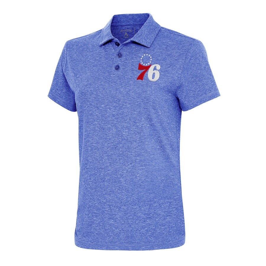 

Поло с коротким рукавом Antigua Philadelphia 76Ers, роял