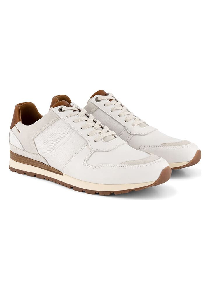 

Низкие кроссовки TRAVELIN' Leder Worcester, белый