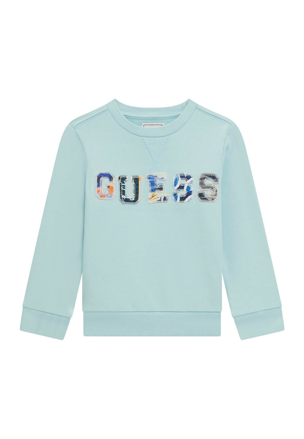 

Толстовка LOGO FRONTAL Guess, цвет bleu ciel