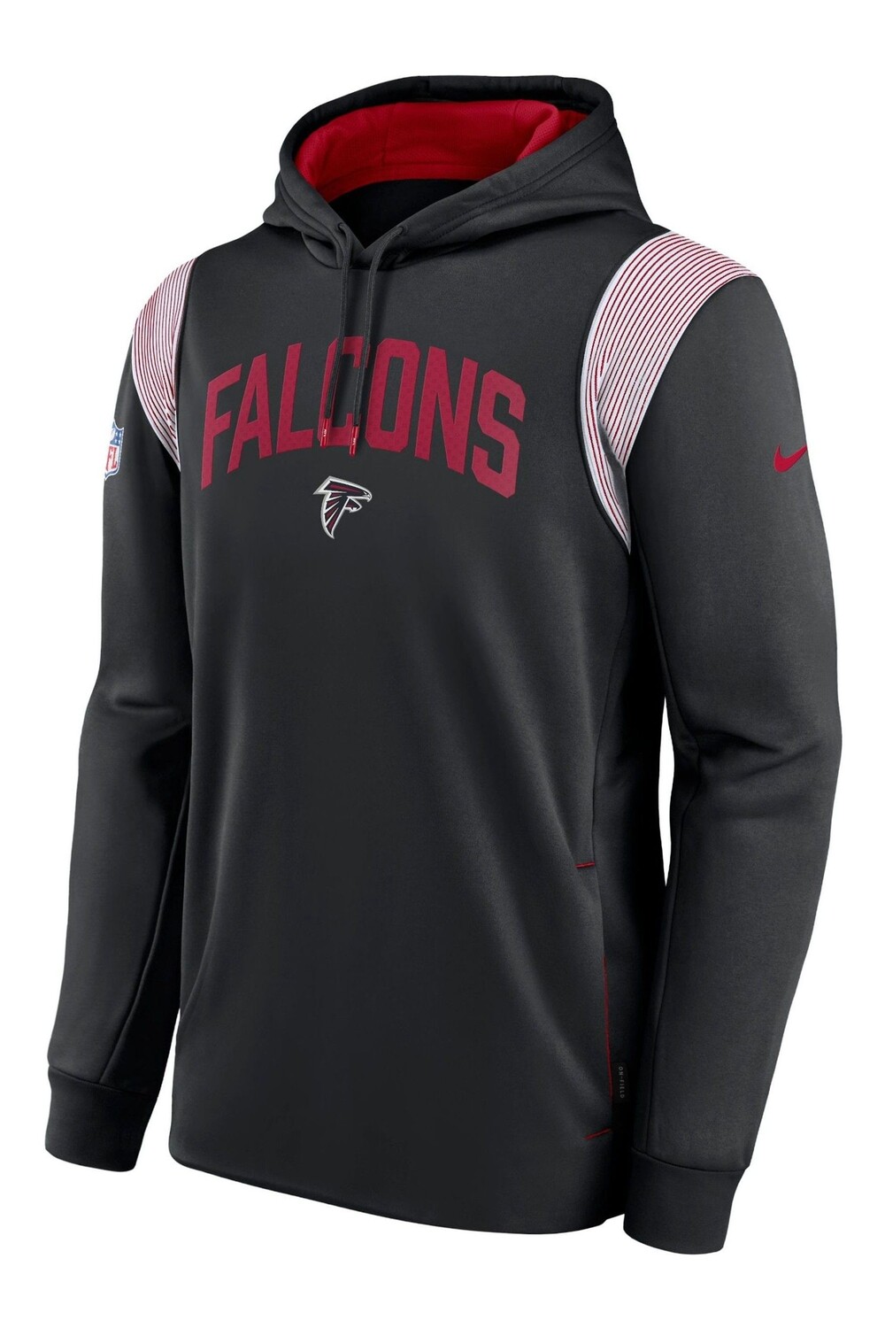 

Флисовая толстовка Nike Fanatics Atlanta Falcons Thermaflex PO из трикотажного полотна Nike Nike, черный