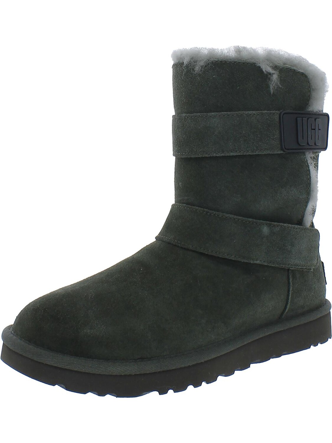 

Женские замшевые ботильоны без застежки Bailey с графикой UGG, зеленый