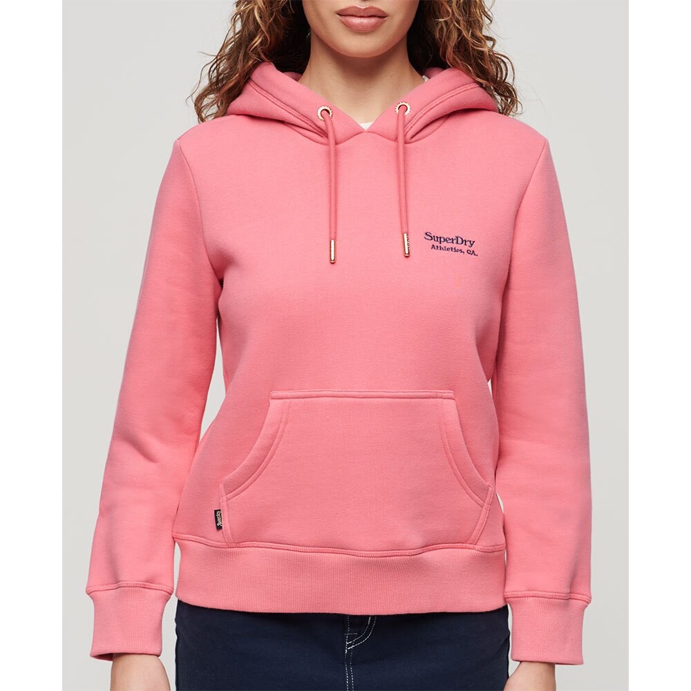 Худи Superdry Essential Logo, розовый