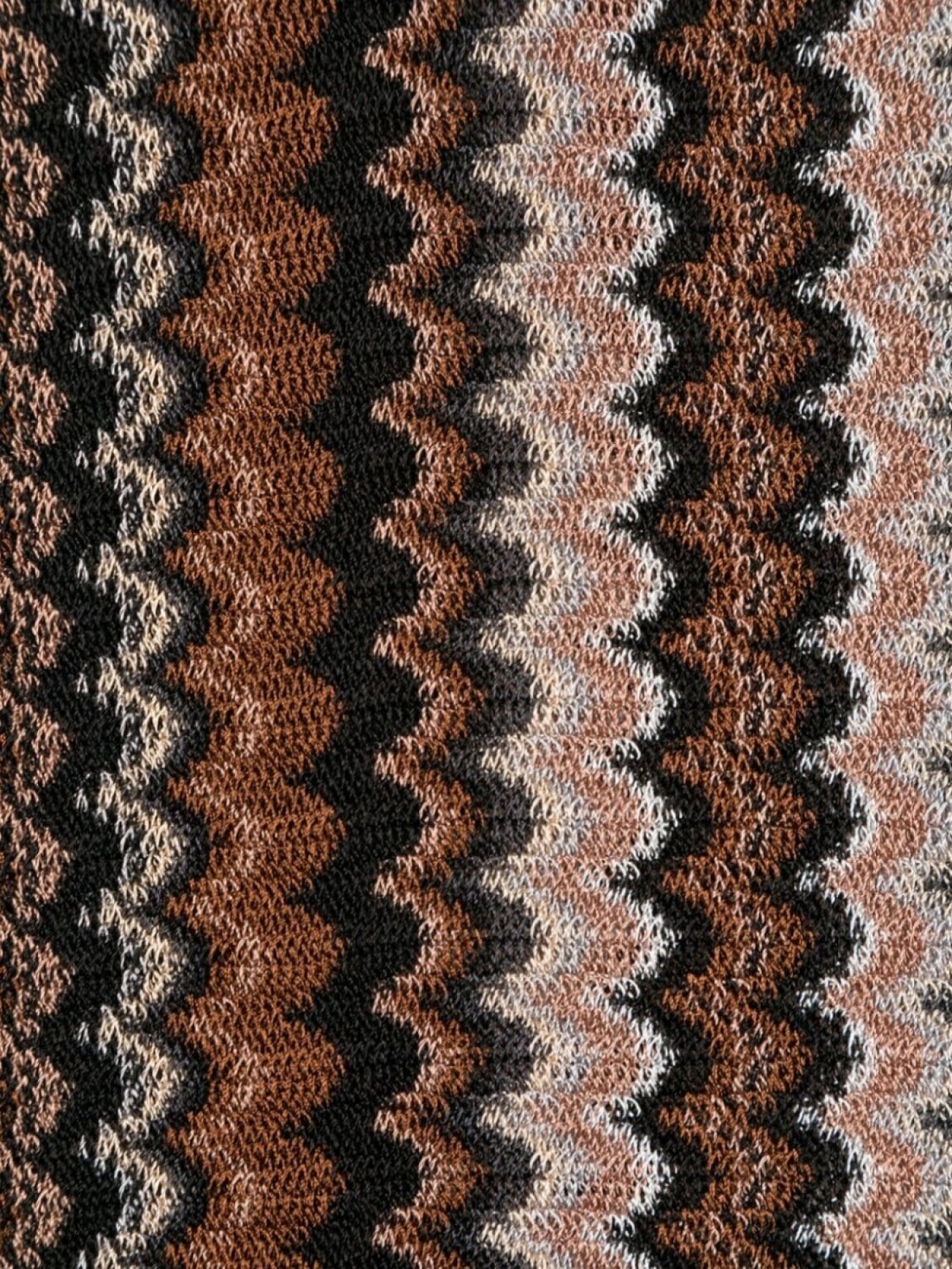 

Missoni шарф с узором зигзаг, черный