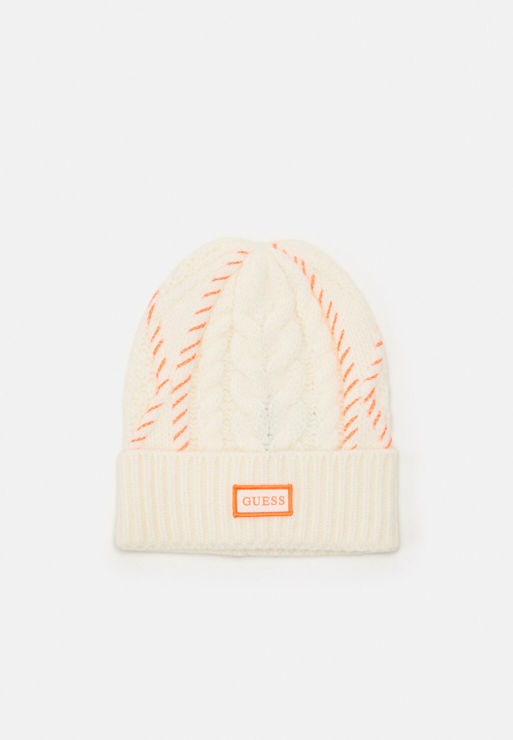 

Шапка Beanie Guess, цвет cream