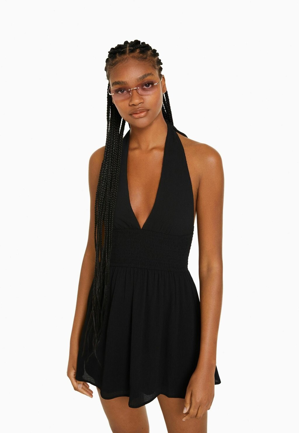 

Солнцезащитные очки Bershka, светло-розовый