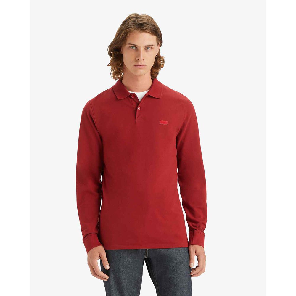Поло Levi´s Slim Housemark, красный стеганая куртка levi´s красный