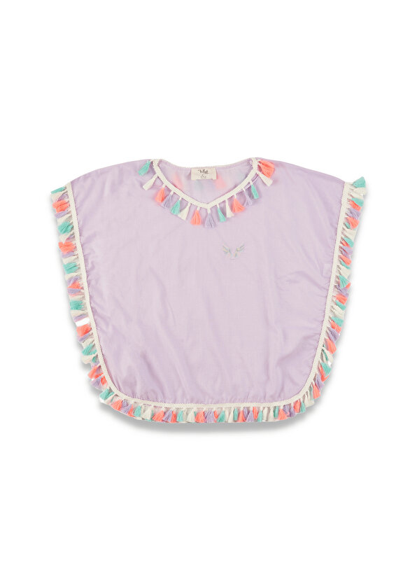 Пляжное платье парео сиреневого цвета с вуалью для девочек Lally Things lally caitriona eggshells