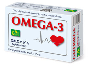 Gal, Galомега Омега-3, биологически активная добавка, 150 капсул.