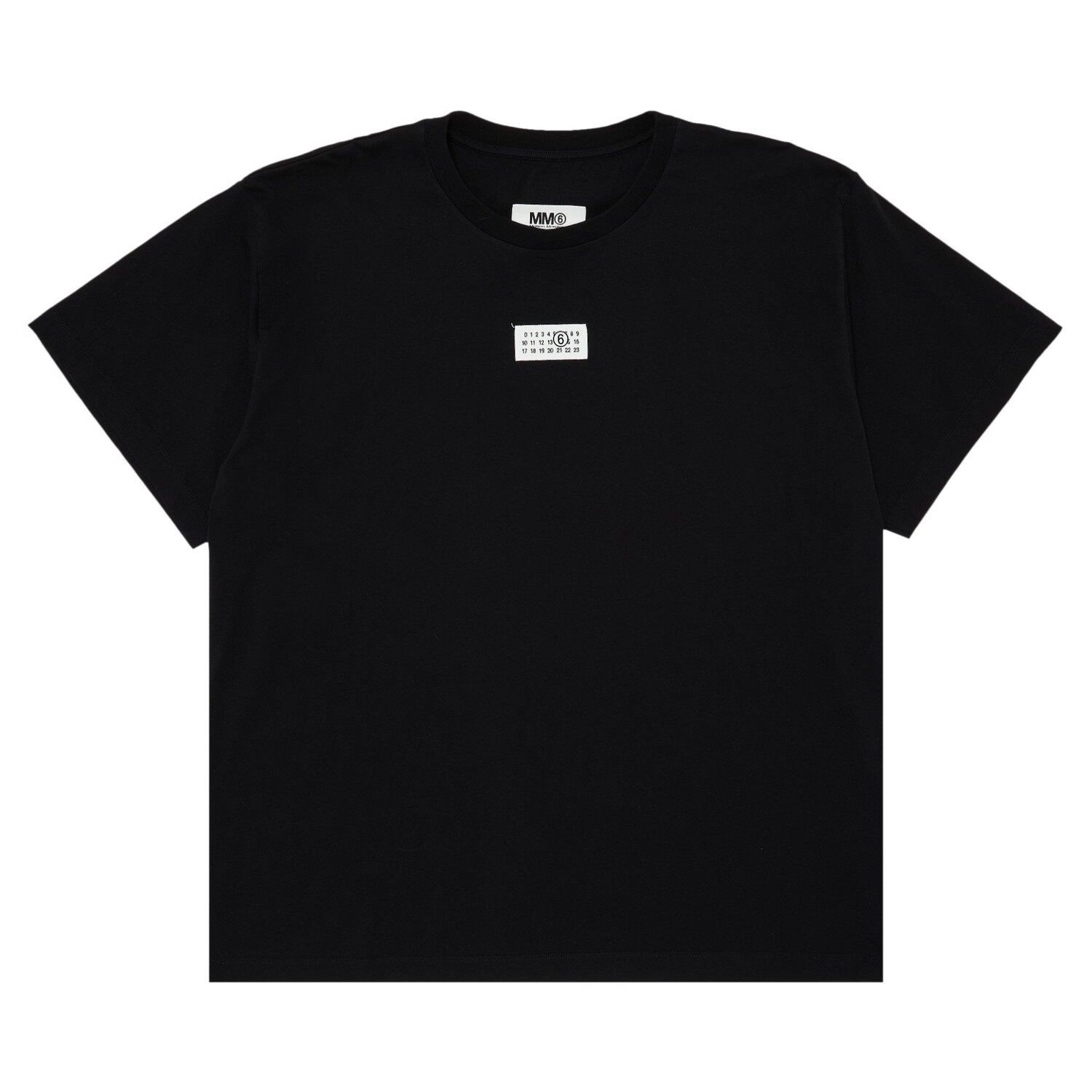 

Футболка MM6 Maison Margiela, черная, Черный