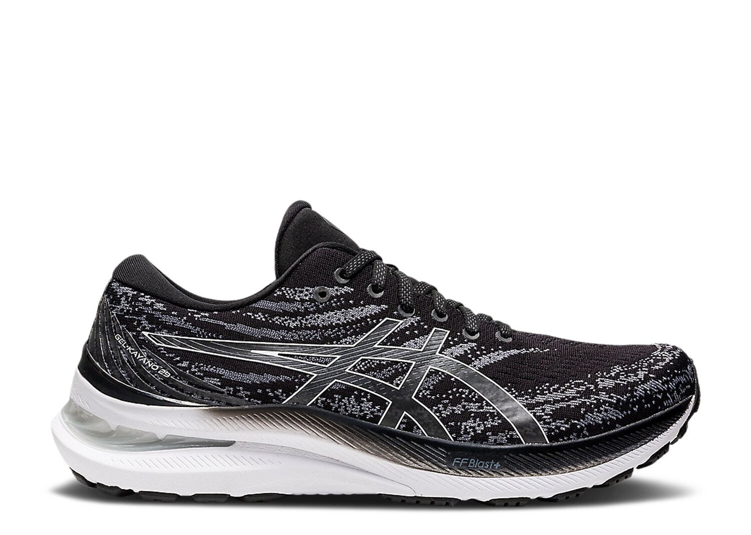 

Кроссовки ASICS Gel Kayano 29 2E Wide 'Black White', черный