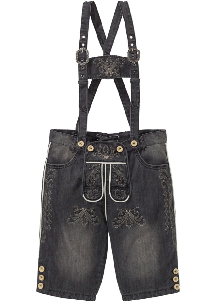 Традиционные джинсы-шорты обычного кроя Bpc Selection, черный