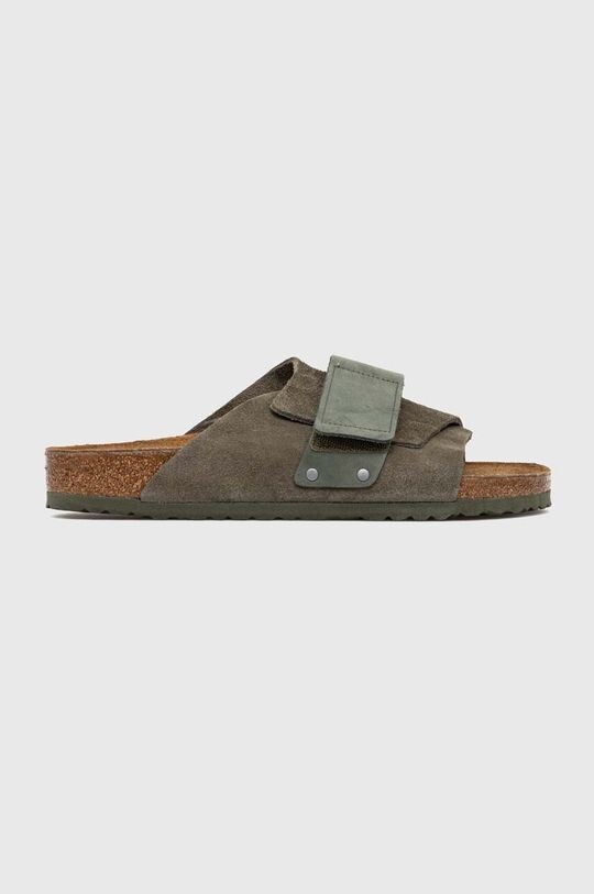 

Замшевые шлепанцы Kyoto Birkenstock, зеленый