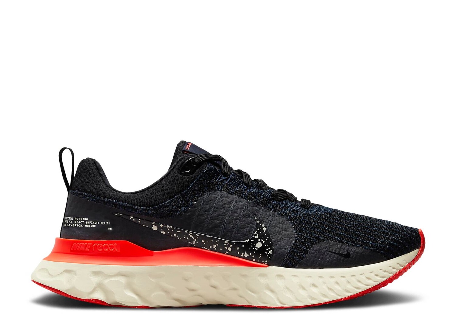 

Кроссовки Nike React Infinity Run Flyknit 3 'Obsidian Crimson', черный