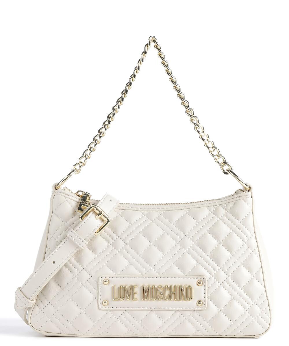 

Стеганая сумка через плечо из искусственной кожи Love Moschino, белый