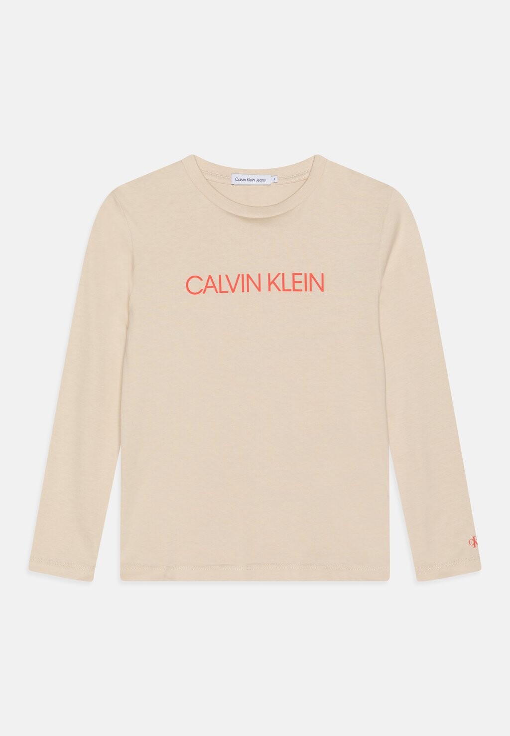 

Футболка с длинным рукавом Institutional Unisex Calvin Klein Jeans, цвет classic beige