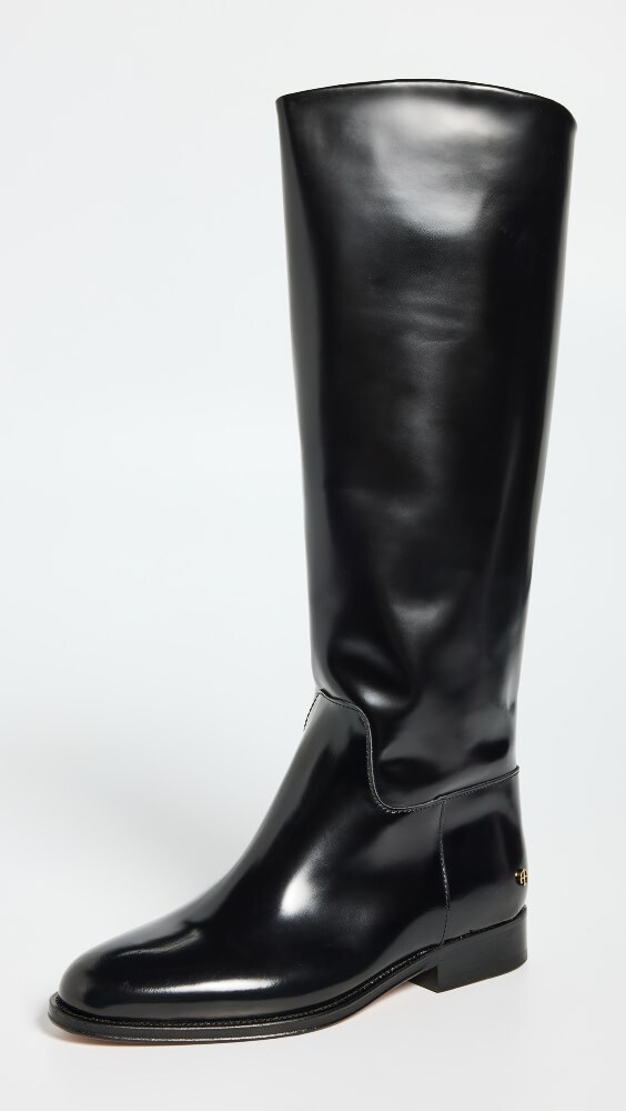 

Ботинки ANINE BING Kari Riding High-Shine Black, черный