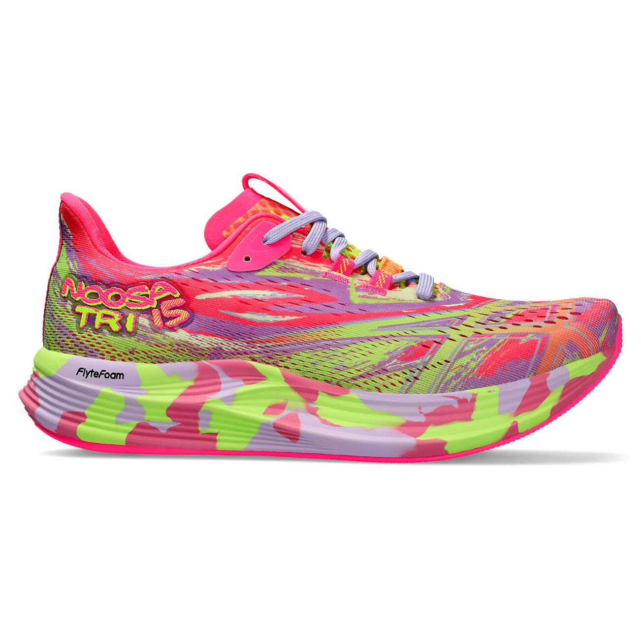 

Беговая обувь Asics Women's Noosa Tri 15, цвет Hot Pink/Safety Yellow