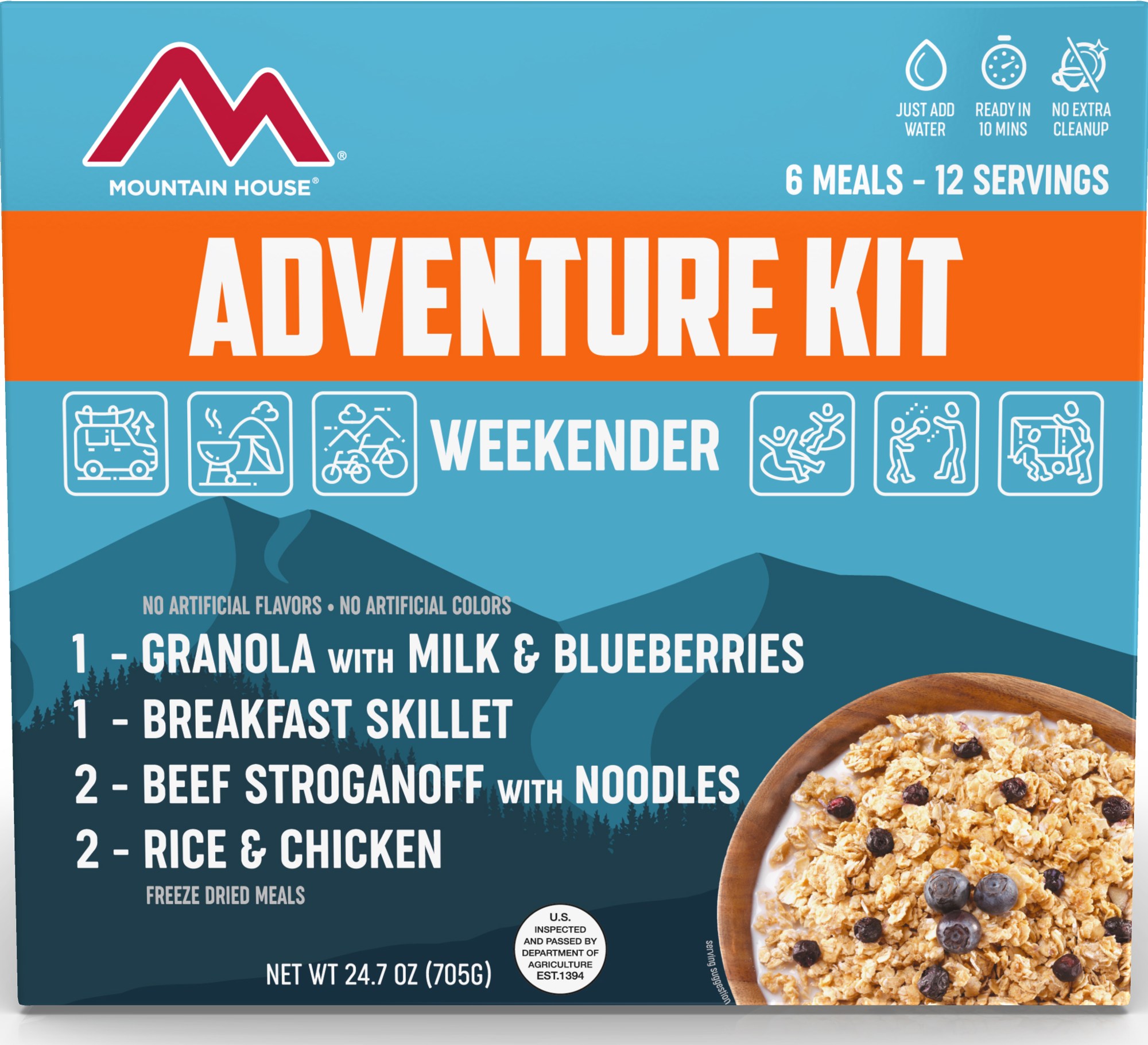 Комплект приключений Weekender Mountain House сковорода для завтрака xl – 8 порций mountain house