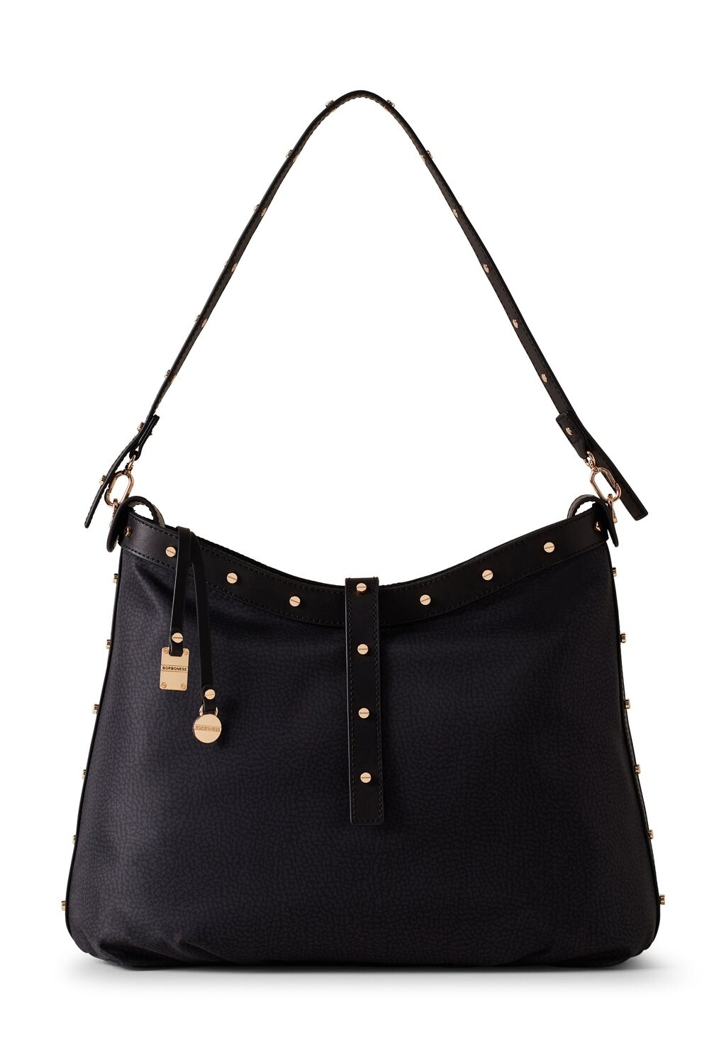 

Сумочка METROPOLE HOBO MEDIUM Borbonese, цвет Mottled Black