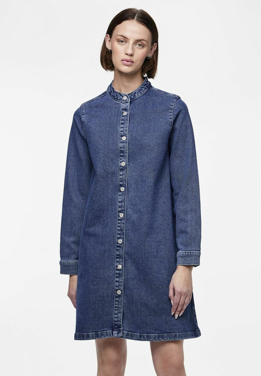 Платье Vaquero Pieces PCOFELIA, цвет blue denim