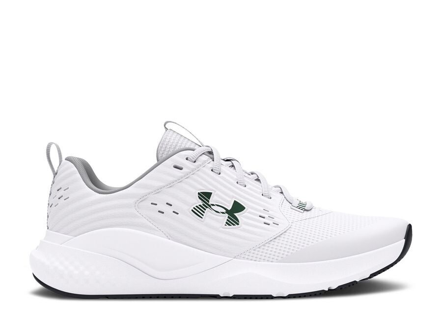 

Кроссовки Under Armour Charged Commit 4, цвет White Forest Green