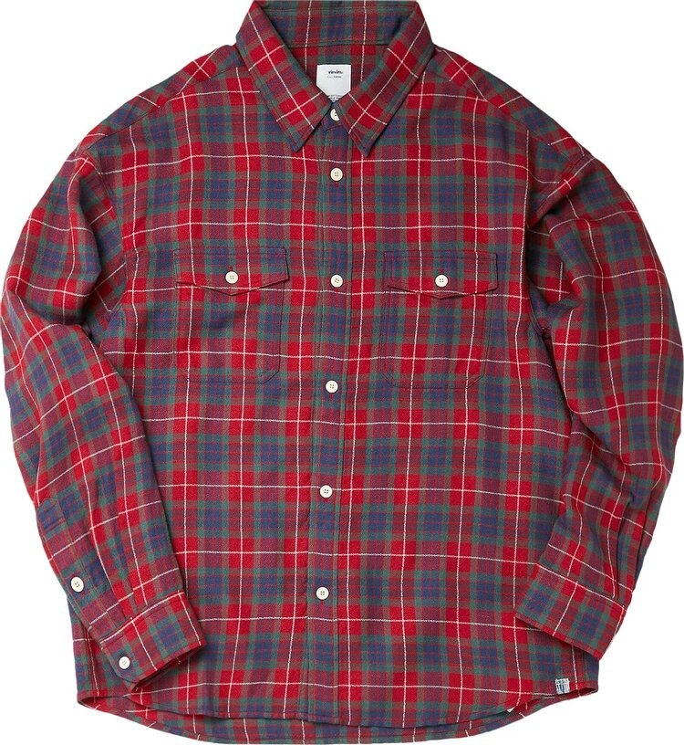 

Рубашка Visvim Pioneer Long-Sleeve 'Red', красный