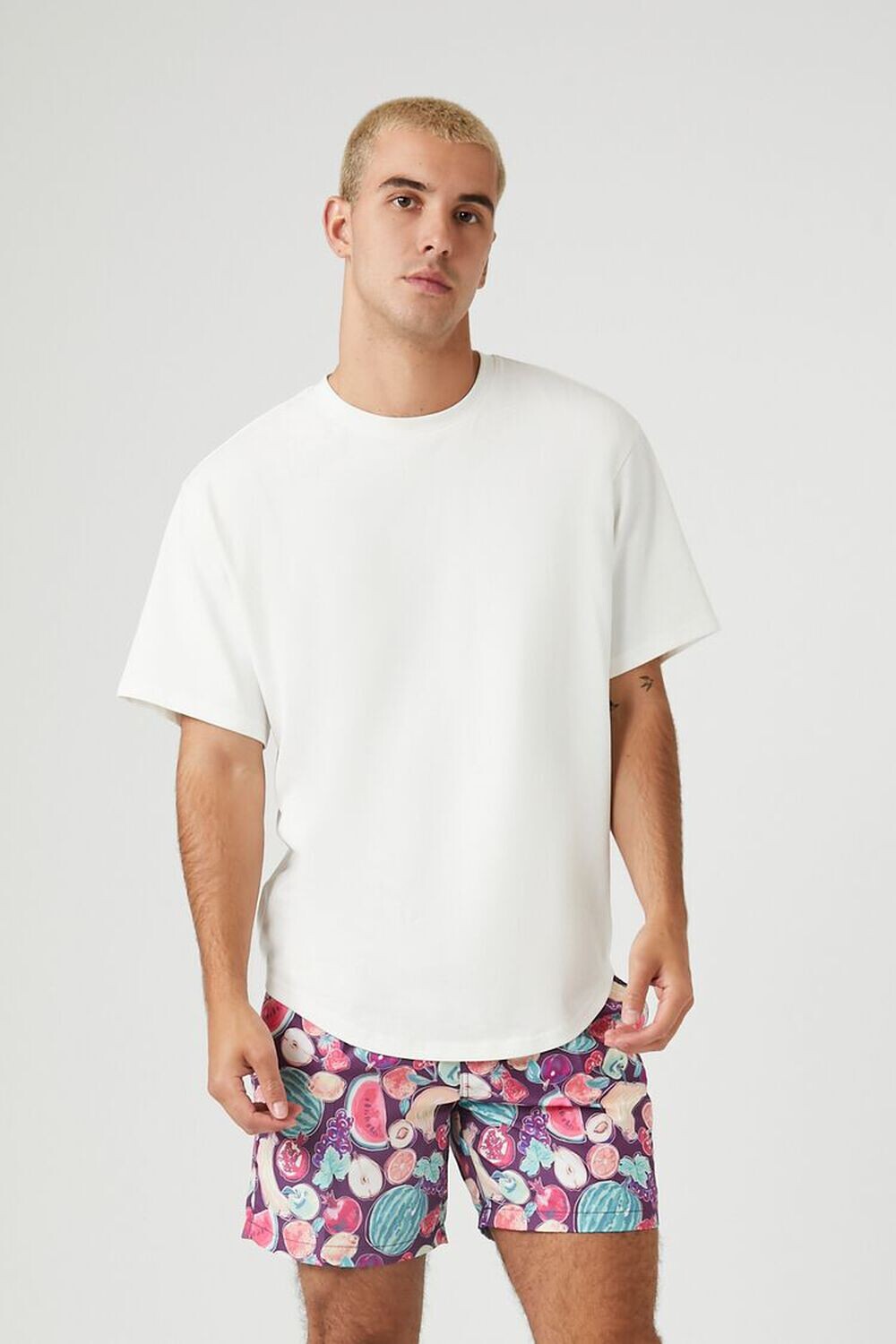

Плавки с фруктовым принтом Forever 21, черный
