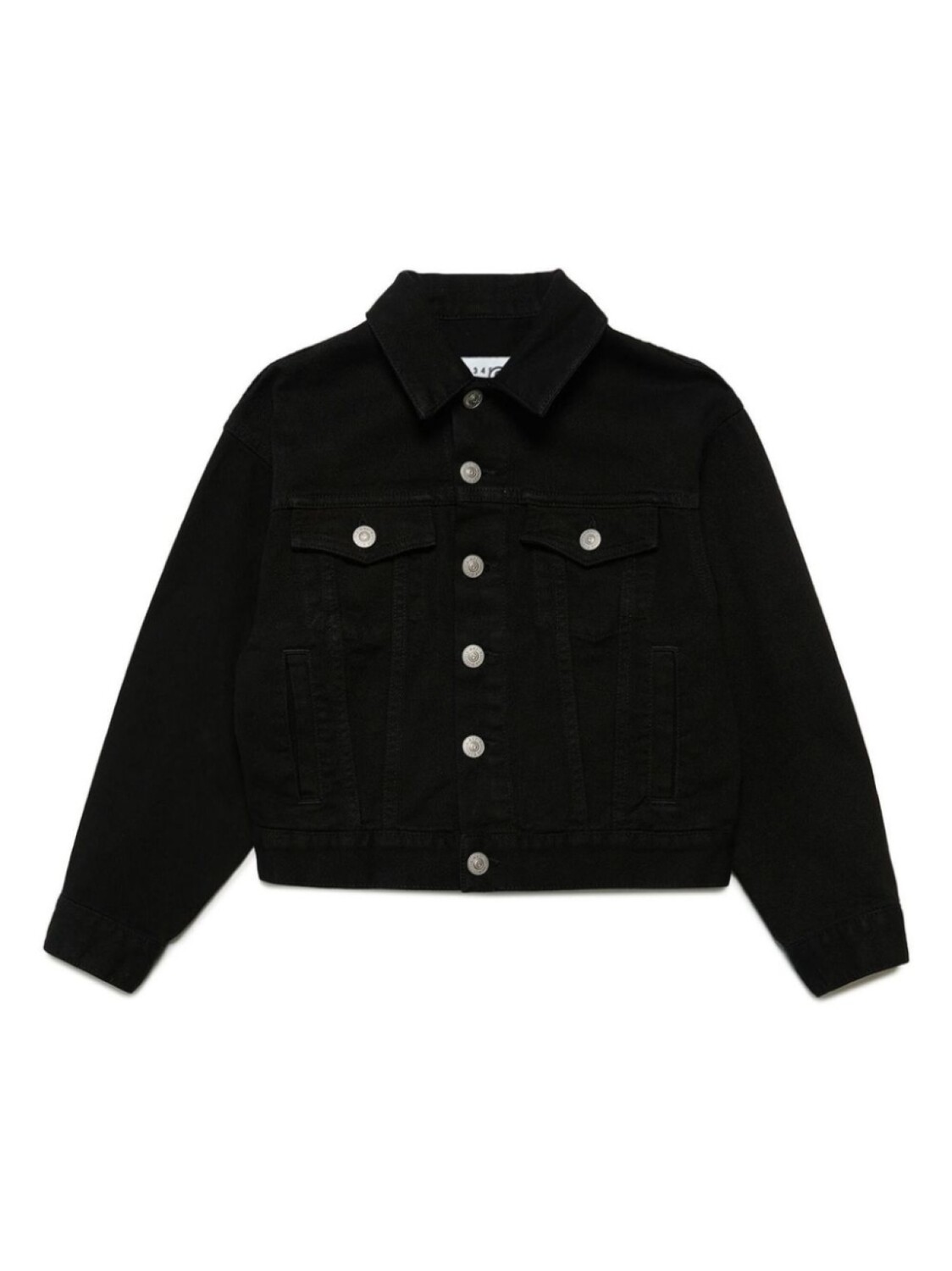 

MM6 Maison Margiela Kids джинсовая куртка, черный