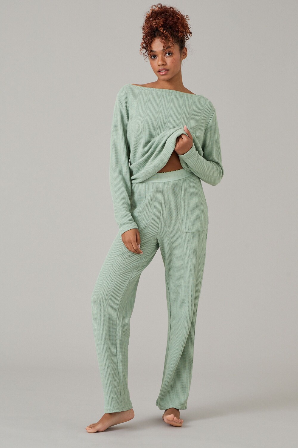 

Широкие брюки Waffle Lounge B By Ted Baker, зеленый