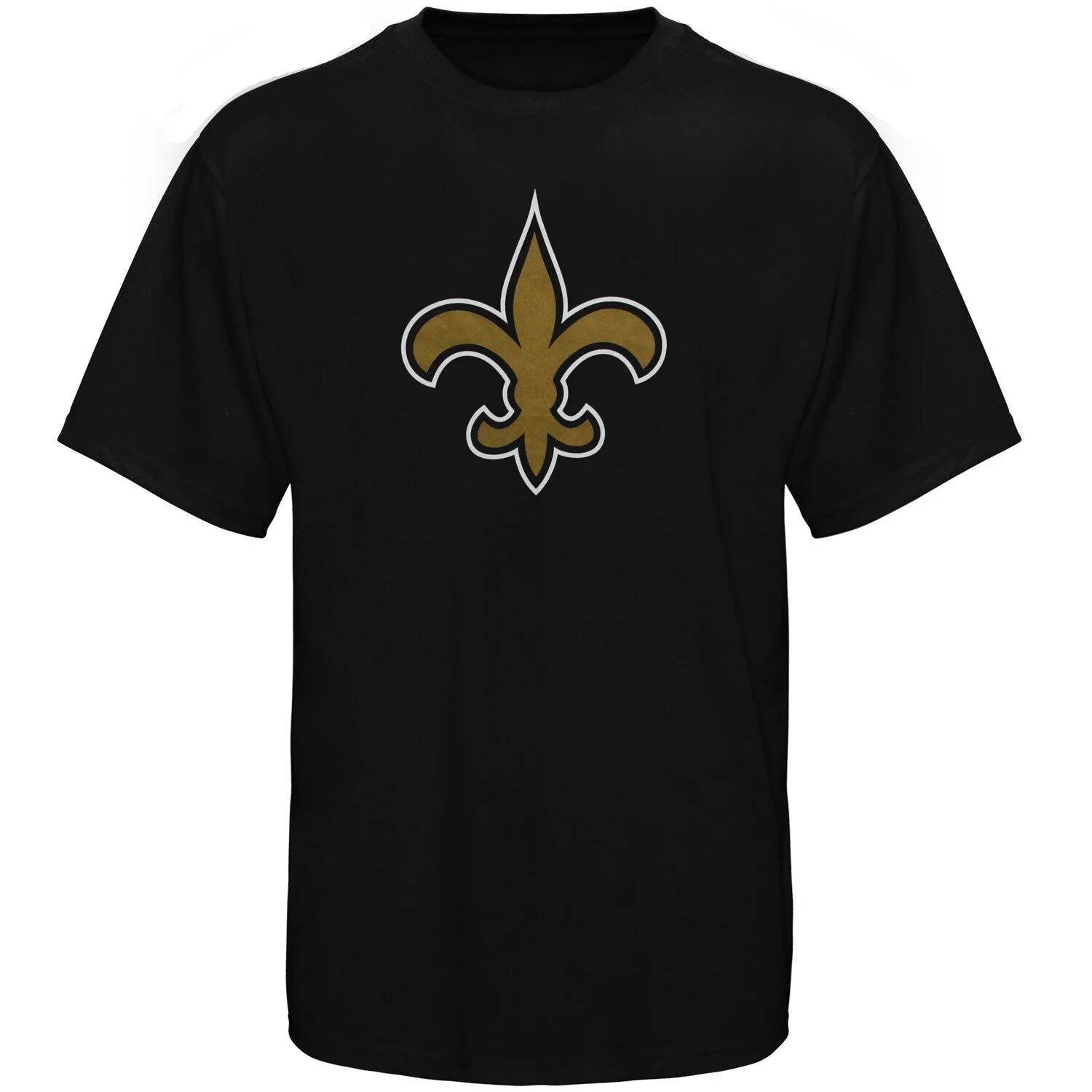 

Футболка с логотипом молодежной команды New Orleans Saints - черная Outerstuff