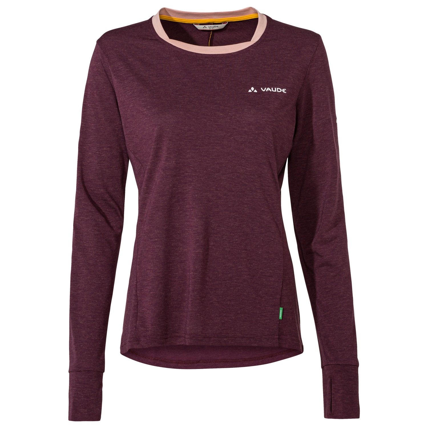 цена Лонгслив Vaude Women's Sveit L/S Shirt II, цвет Cassis