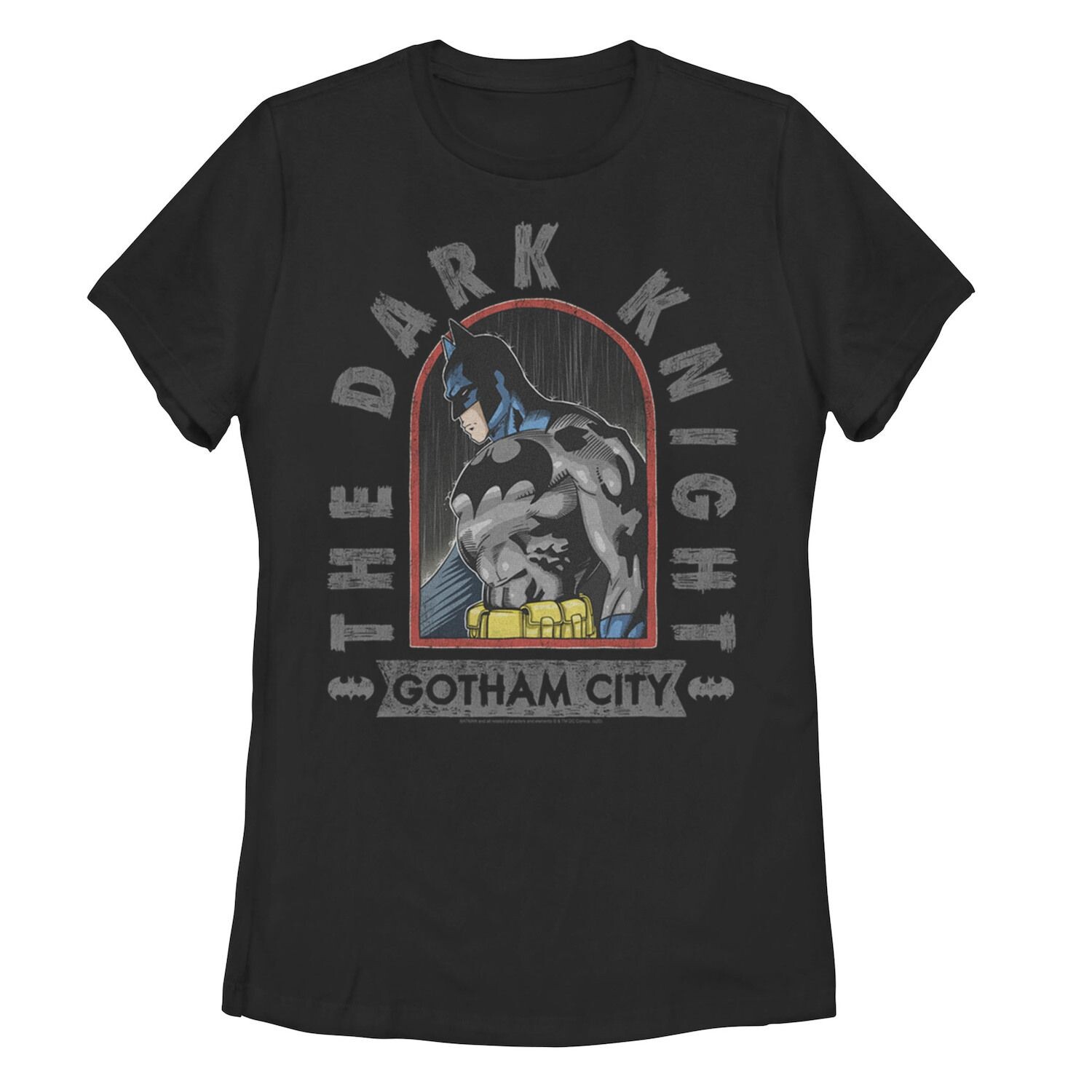 

Футболка с изображением портрета Готэма для юниоров DC Fandome Batman The Dark Knight Licensed Character