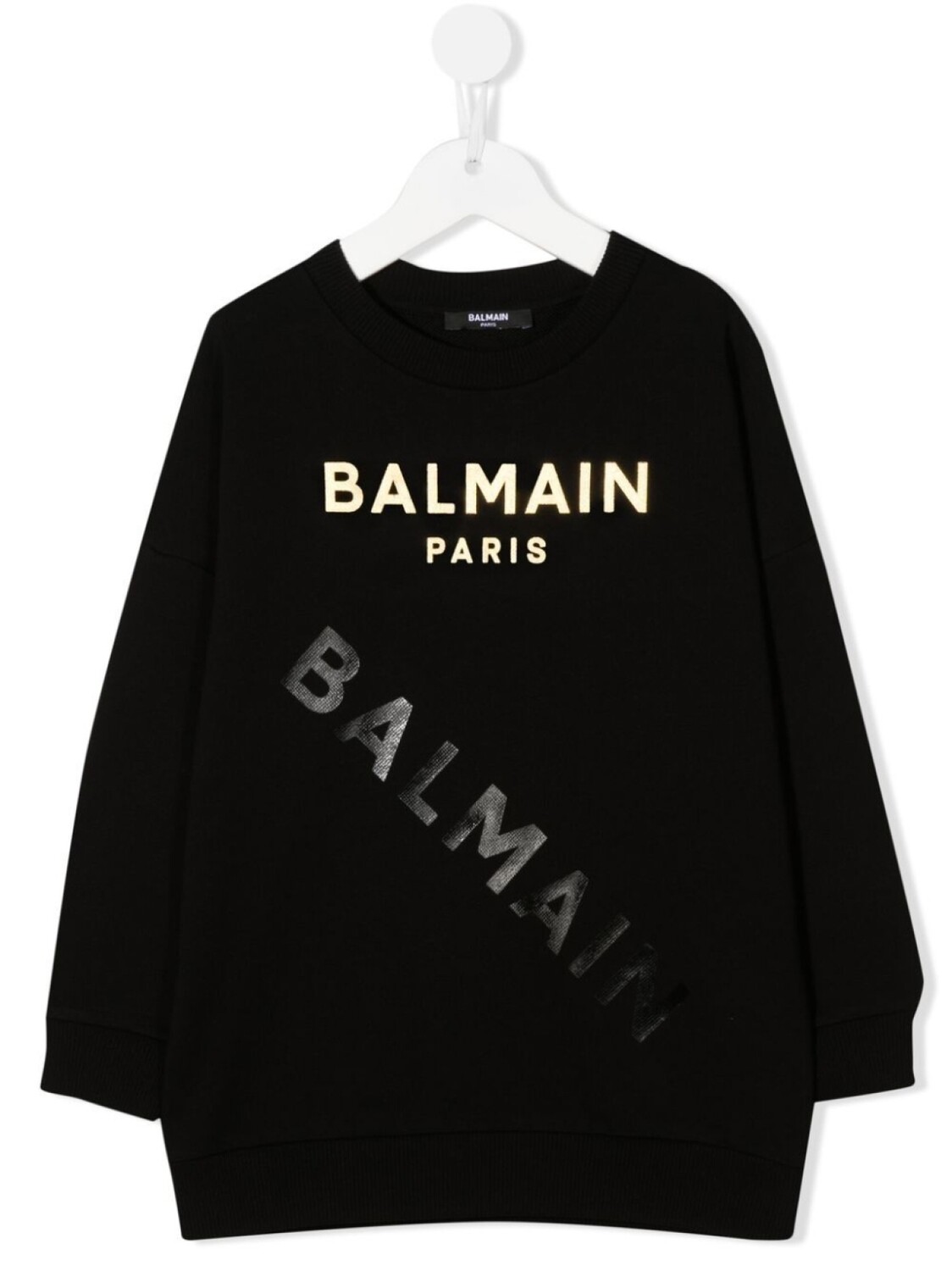 

Balmain Kids толстовка с логотипом, черный