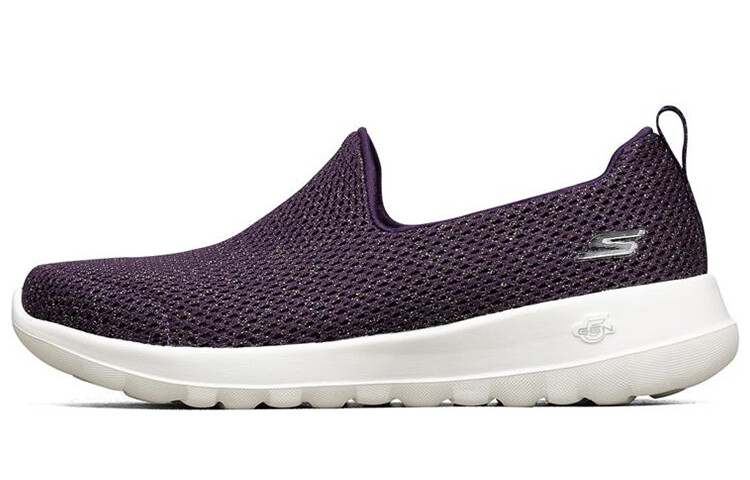 

Слипоны Go Walk 5 женские с низким верхом фиолетовые/белые Skechers