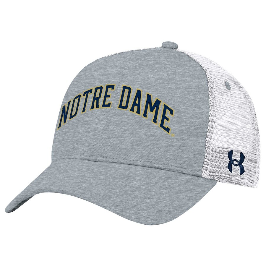 

Бейсболка Under Armour Notre Dame Fighting Irish, серый